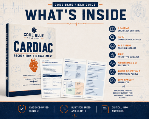 Code Blue Field Guide: Cardiac Emergencies