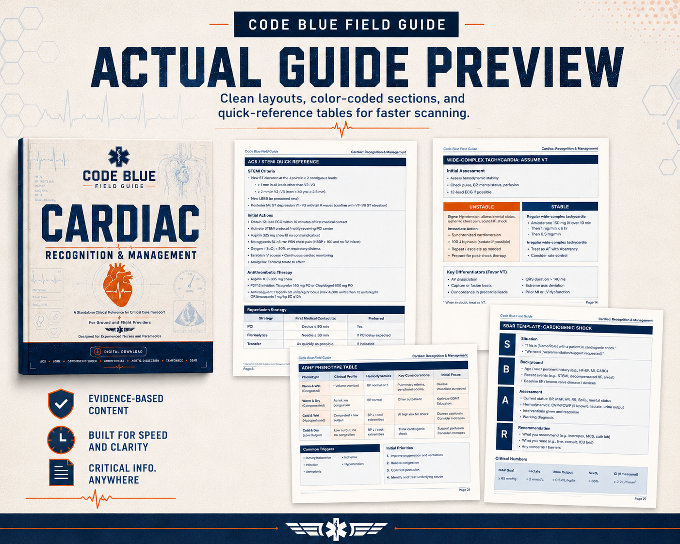 Code Blue Field Guide: Cardiac Emergencies