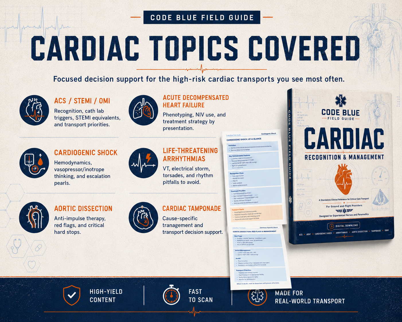 Code Blue Field Guide: Cardiac Emergencies