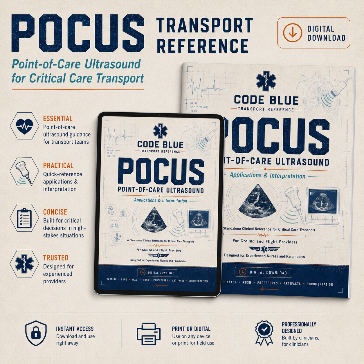 POCUS Guide for Critical Care Transport