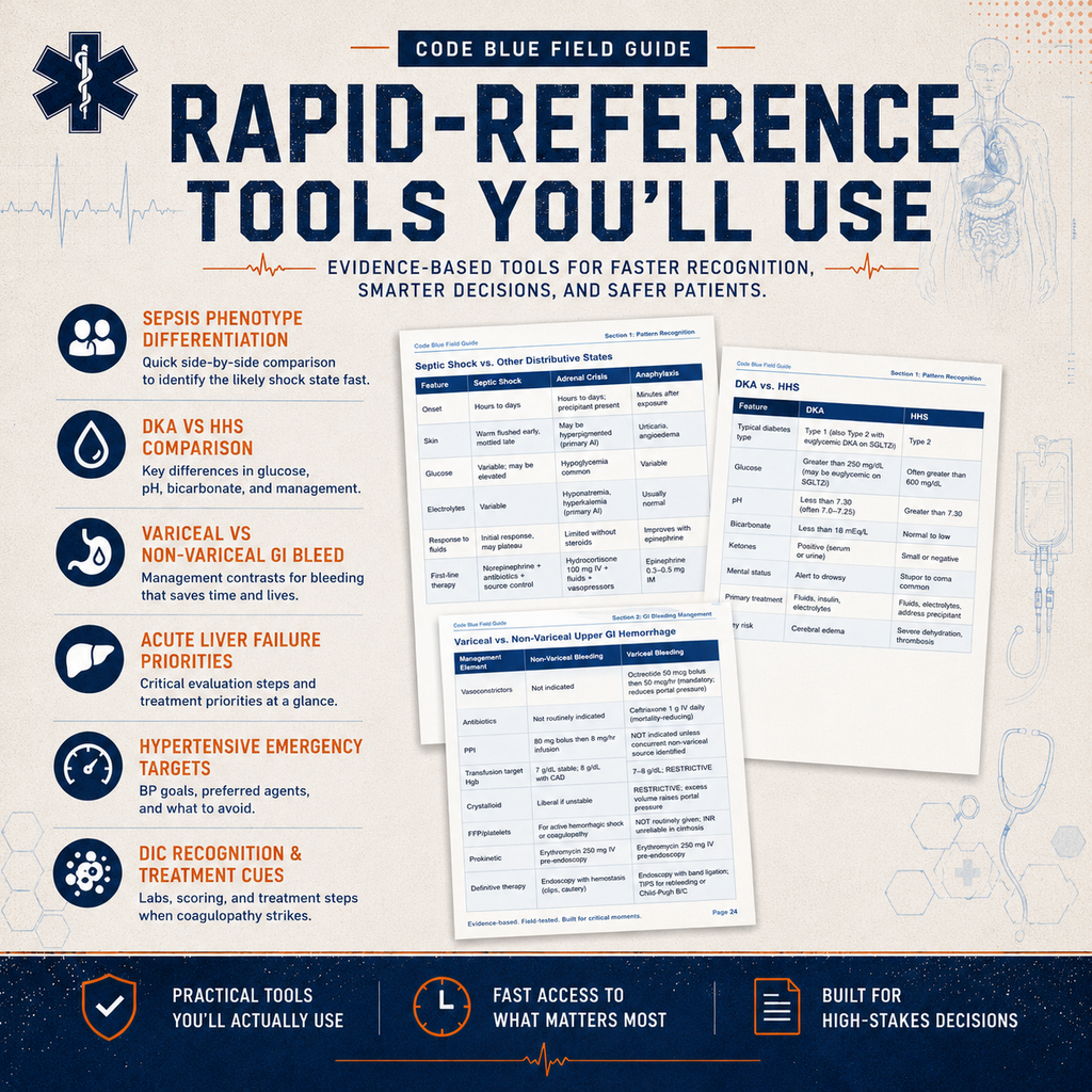 Medical Surgical Emergency Guide for EMS & Critical Care Transport