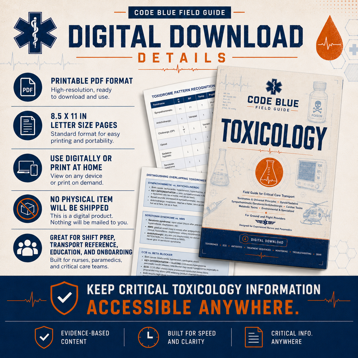 Toxicology Guide for EMS & Critical Care Transport