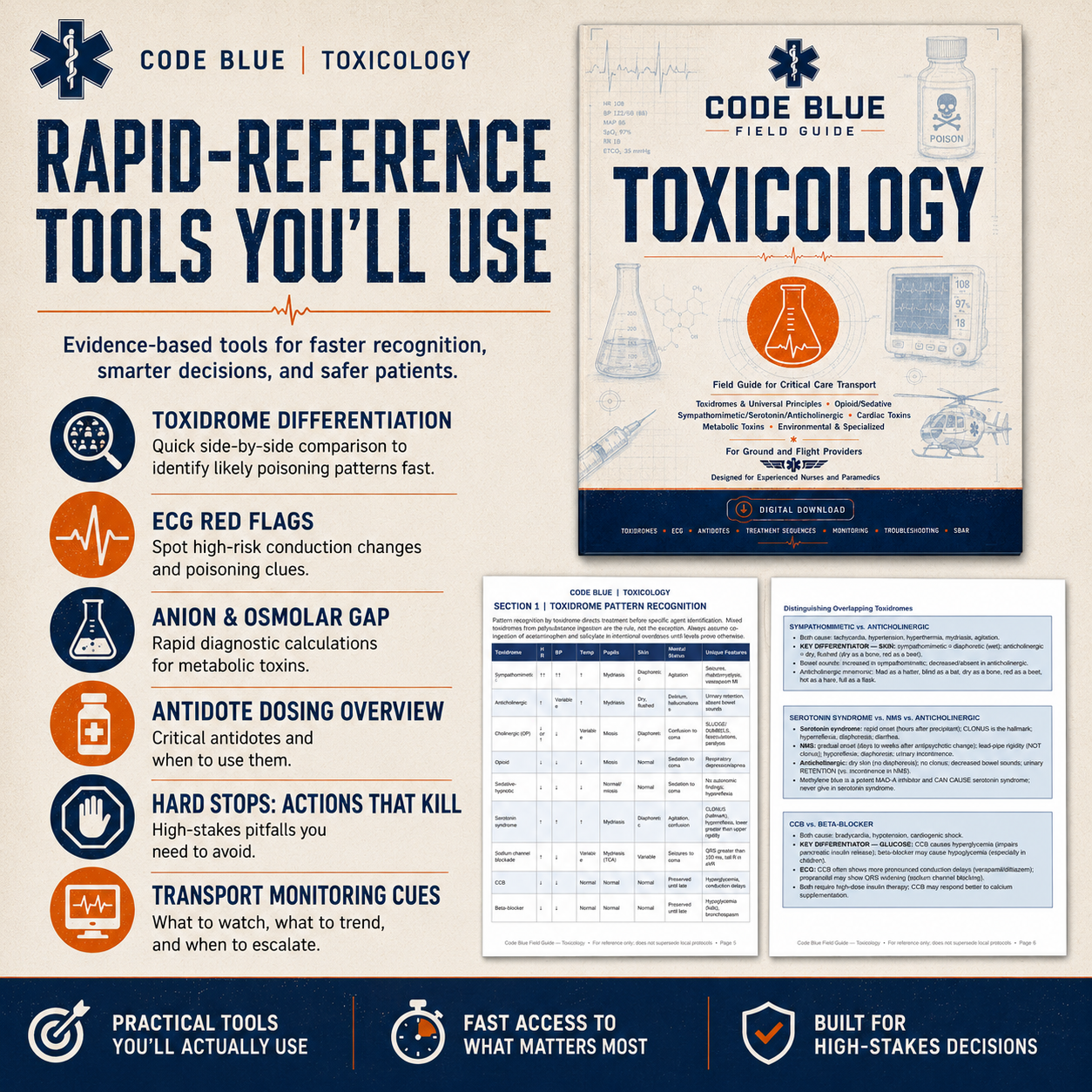 Toxicology Guide for EMS & Critical Care Transport