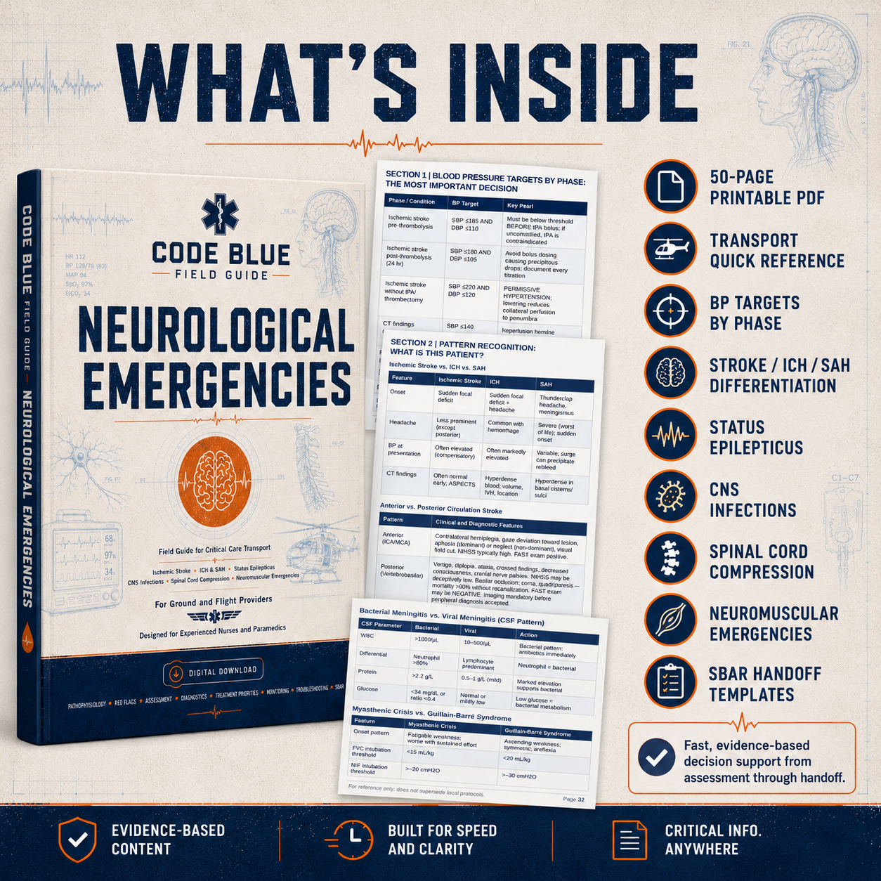 Neurological Emergency Guide for EMS & Critical Care Transport