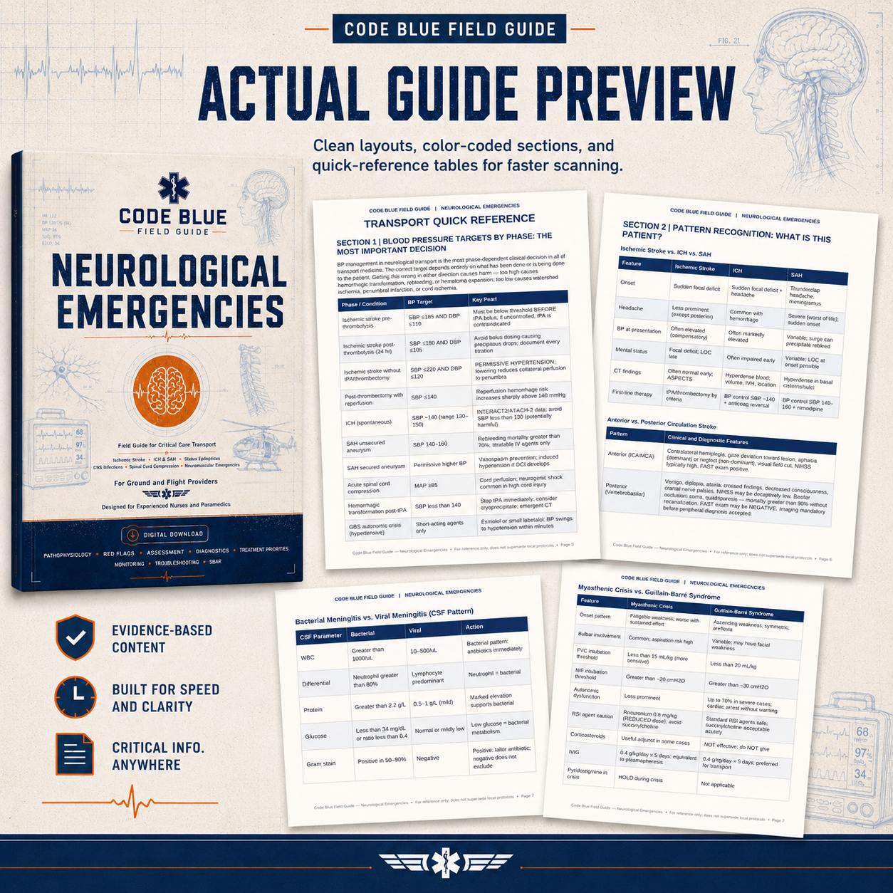Neurological Emergency Guide for EMS & Critical Care Transport