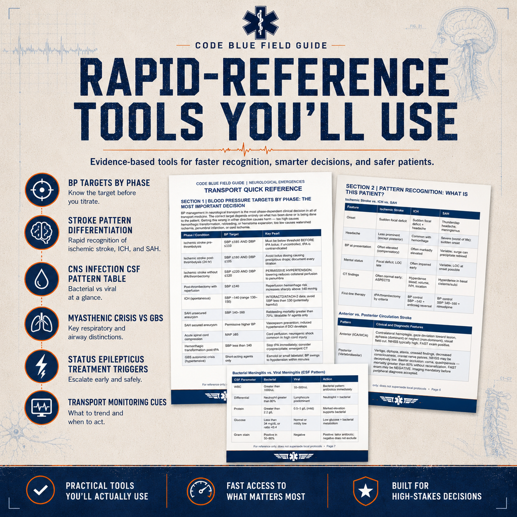 Neurological Emergency Guide for EMS & Critical Care Transport