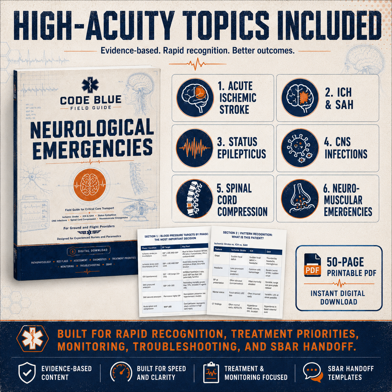 Neurological Emergency Guide for EMS & Critical Care Transport