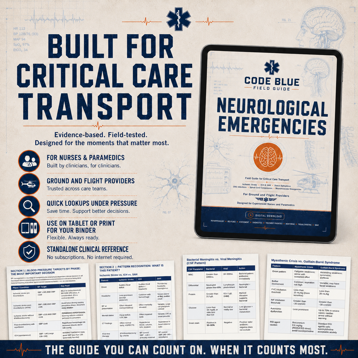 Neurological Emergency Guide for EMS & Critical Care Transport