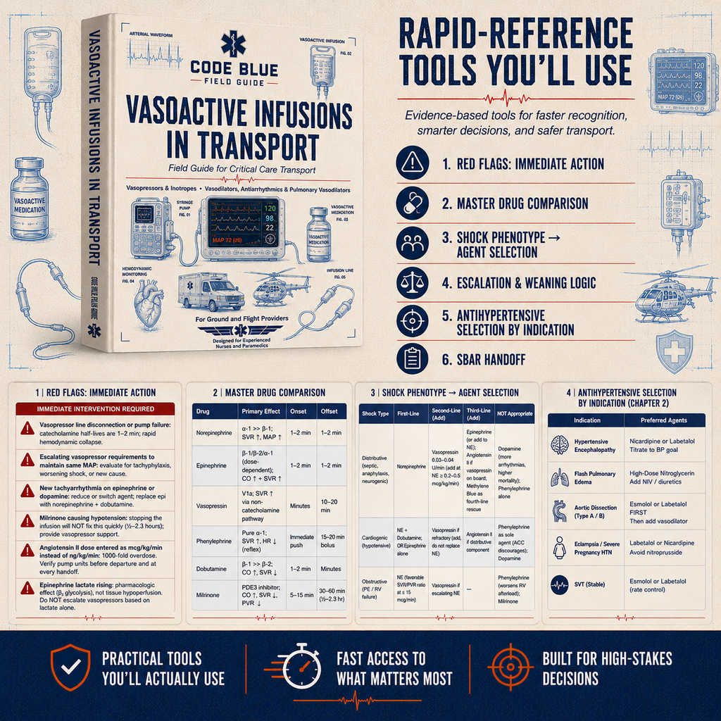 Vasoactive Infusions in Transport Field Guide PDF
