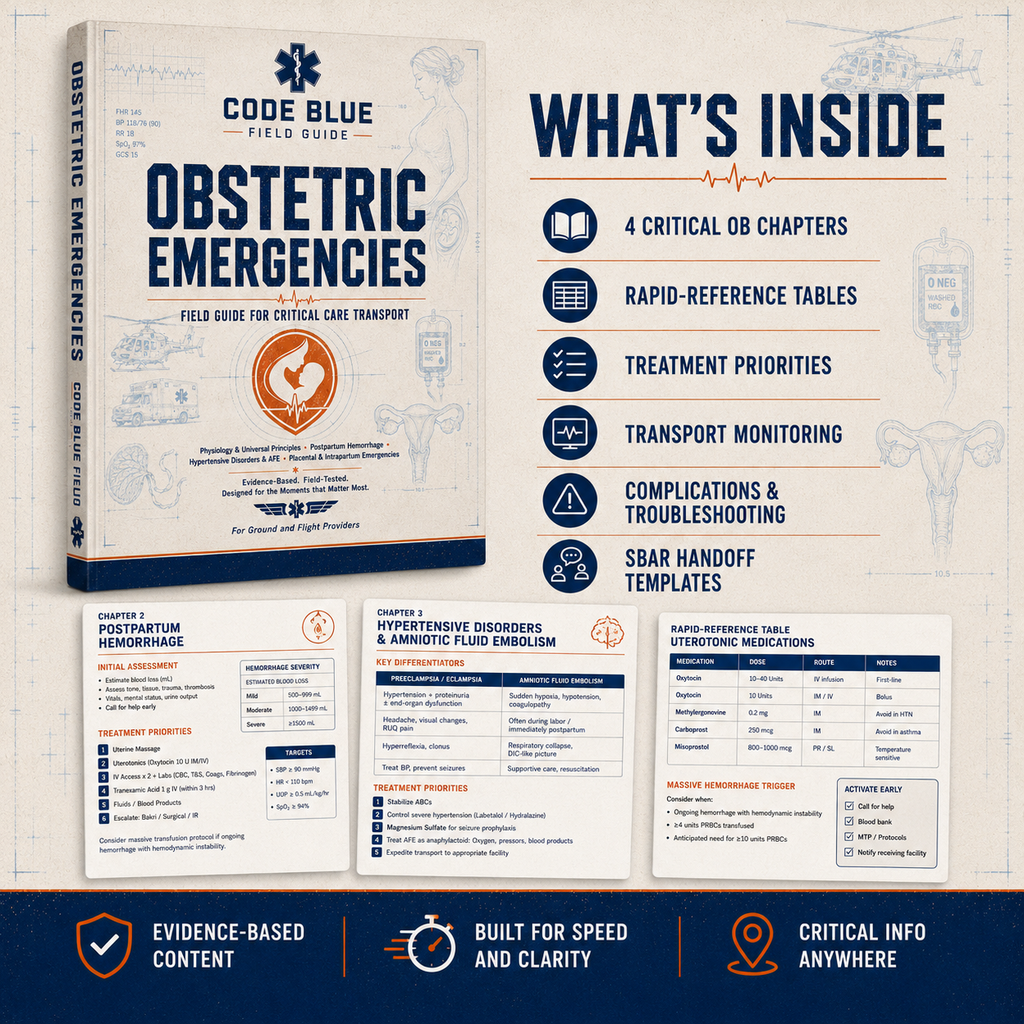Obstetric Emergencies Field Guide for EMS & CCT Providers