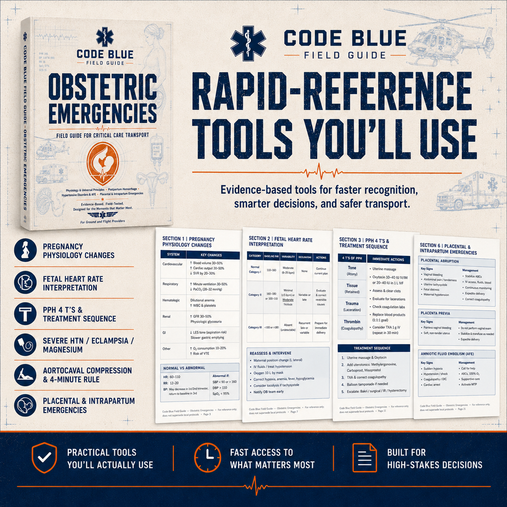 Obstetric Emergencies Field Guide for EMS & CCT Providers