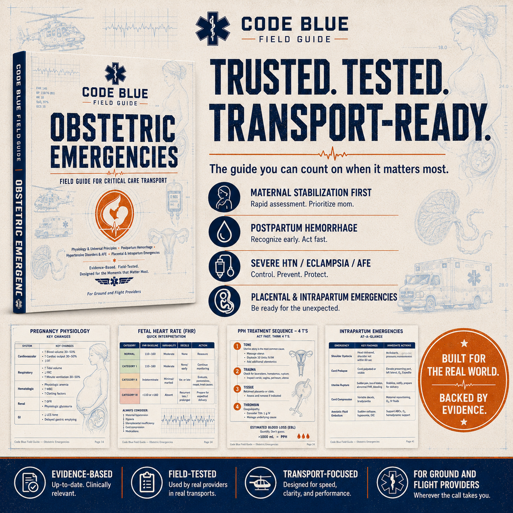 Obstetric Emergencies Field Guide for EMS & CCT Providers