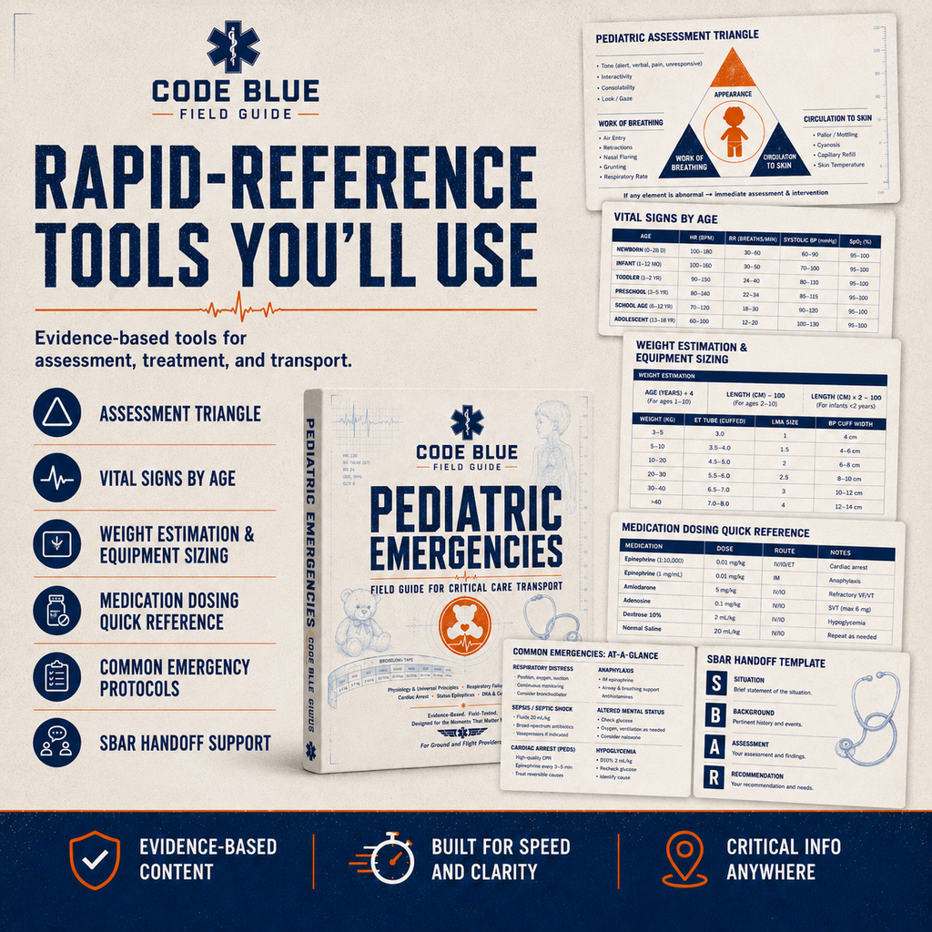 Pediatric Emergencies Field Guide PDF | EMS & CCT Transport Reference