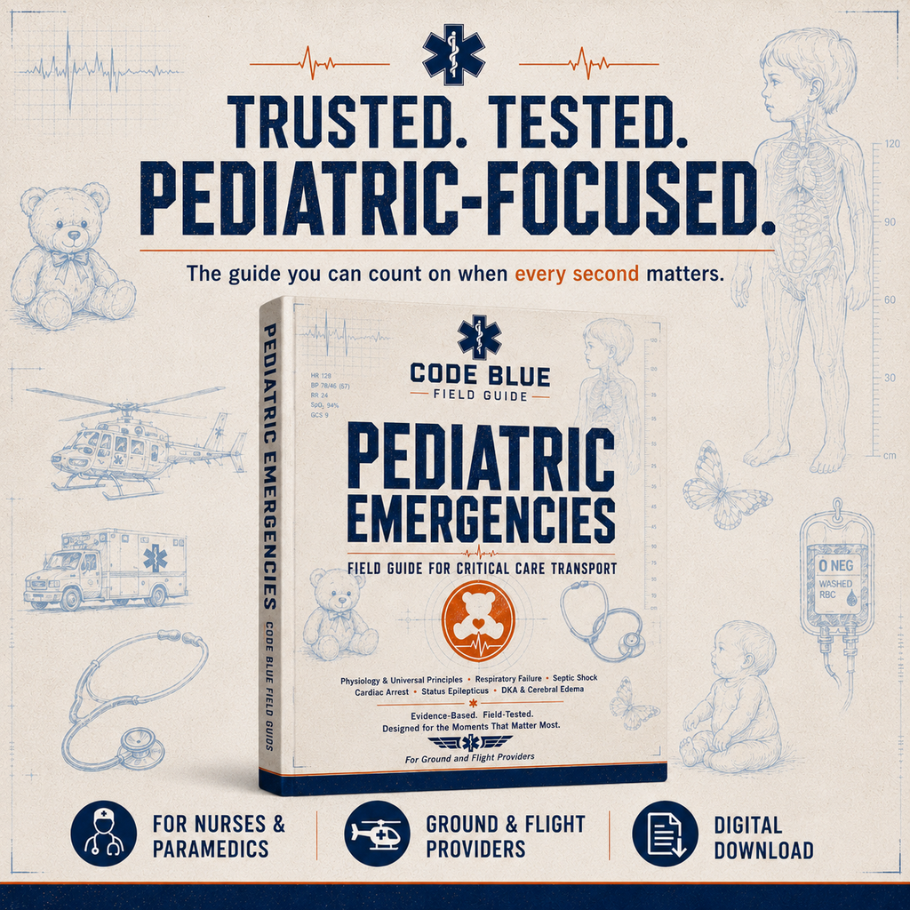 Pediatric Emergencies Field Guide PDF | EMS & CCT Transport Reference