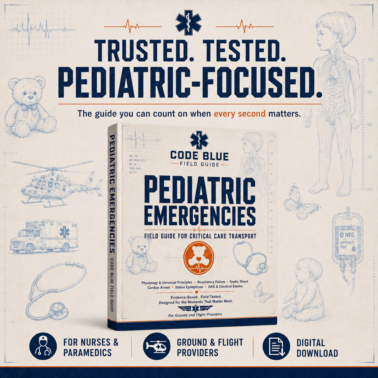 Pediatric Emergencies Field Guide PDF | EMS & CCT Transport Reference