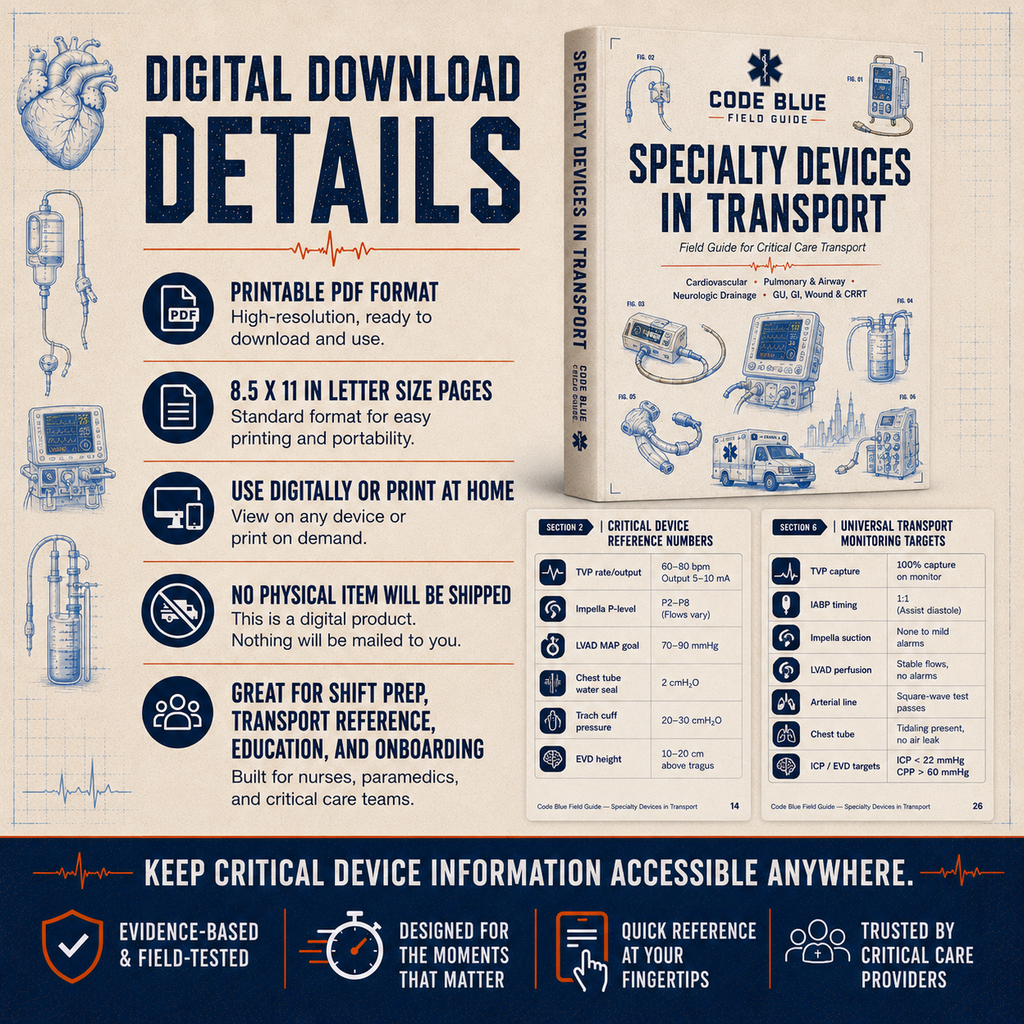 Specialty Devices in Transport Field Guide PDF