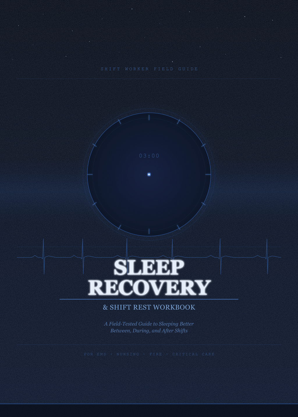 Sleep Recovery & Shift Rest Workbook | Printable PDF for Night Shift Workers | EMS Nurse Fire Paramedic Sleep Guide | Sleep Tracker