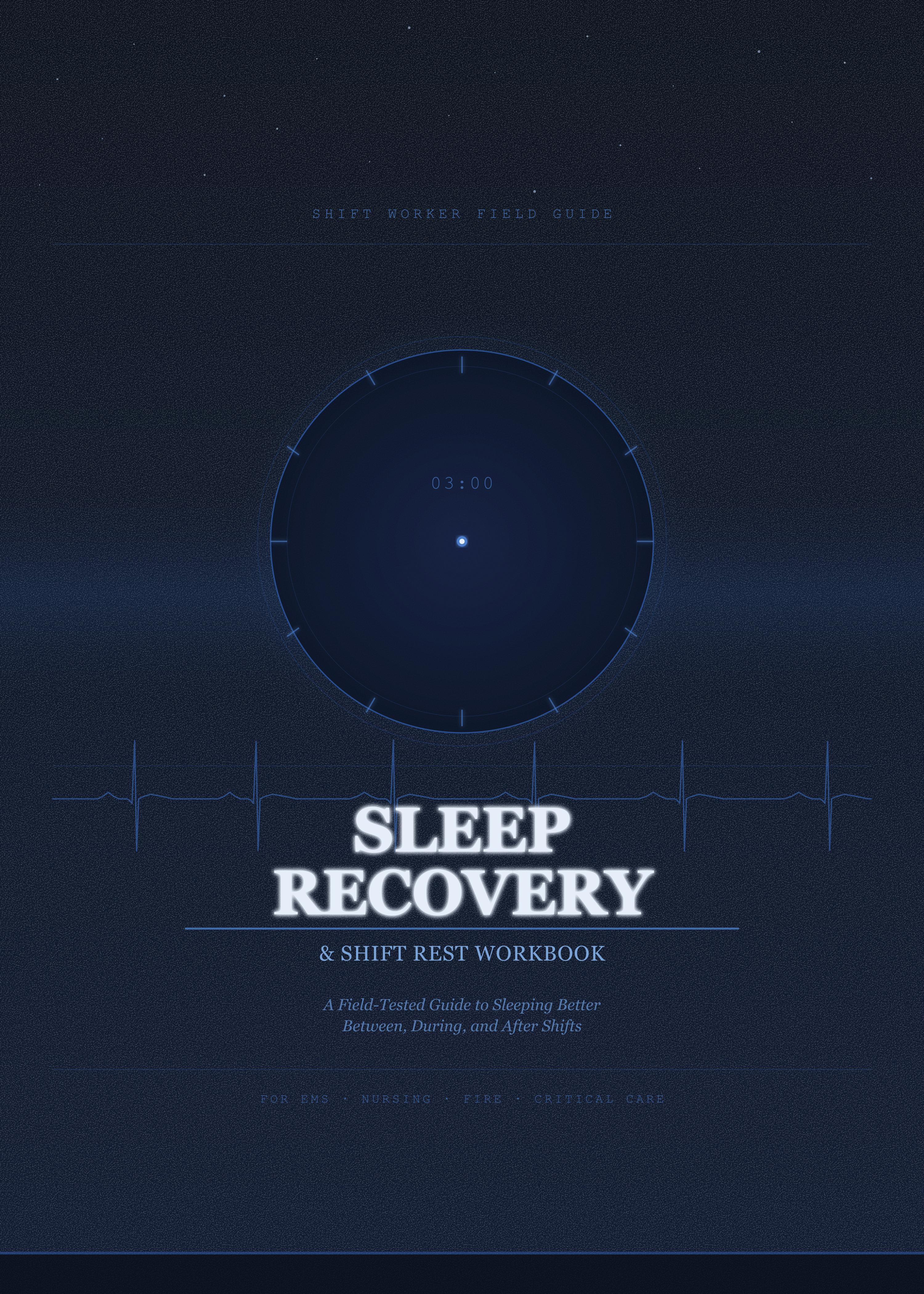 Sleep Recovery & Shift Rest Workbook | Printable PDF for Night Shift Workers | EMS Nurse Fire Paramedic Sleep Guide | Sleep Tracker